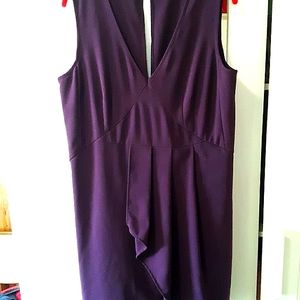 GAP purple pleated dress